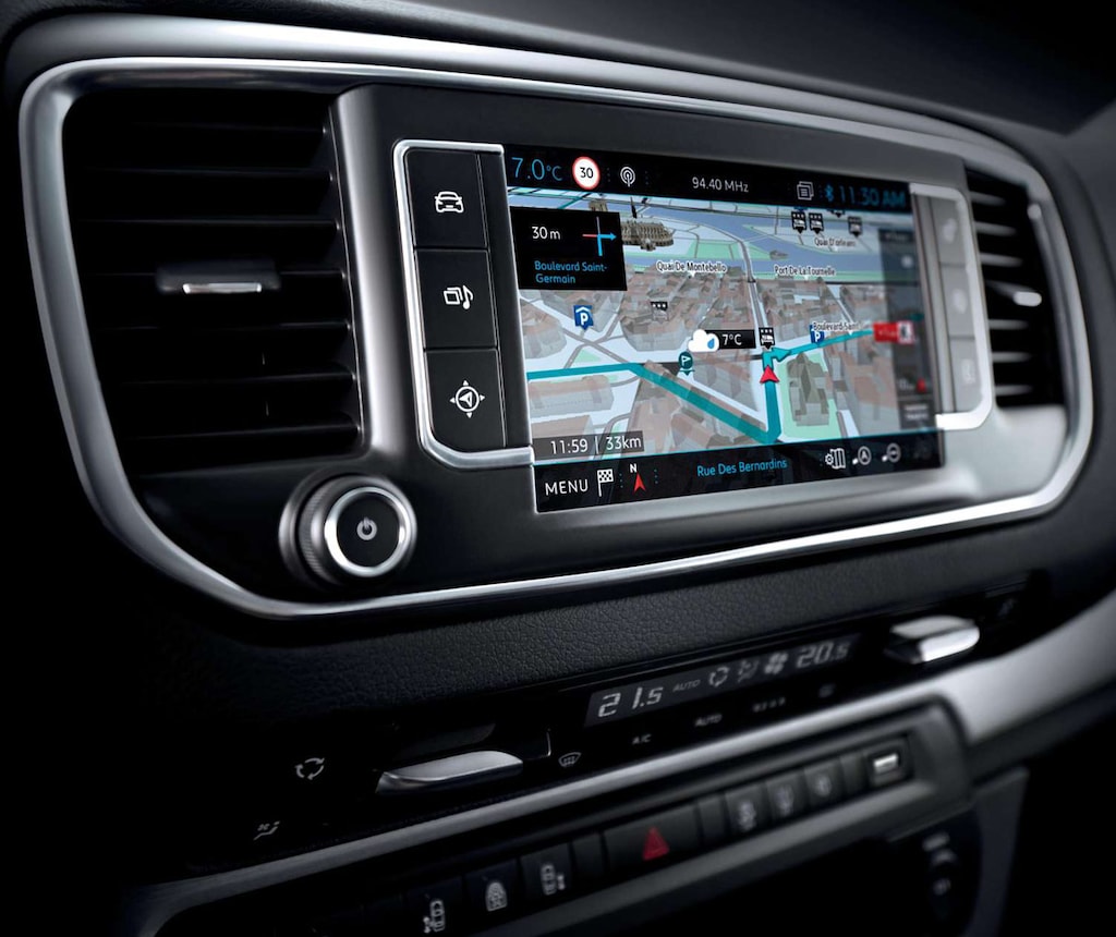 PEUGEOT Traveller navigation 3D