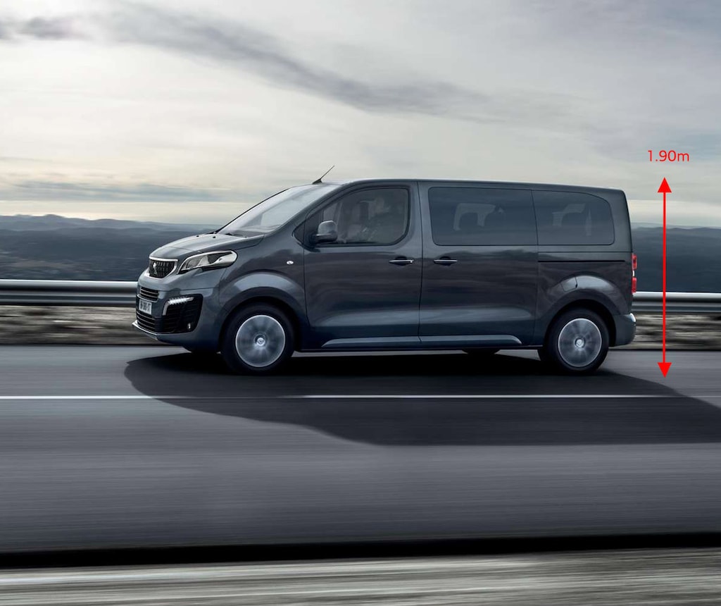 PEUGEOT Traveller – Hauteur limitée à 1,90m